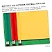 balacoo Referee Kit 4pcs Referee Flags Comfortable Grip Handle Football Match Signal Flags