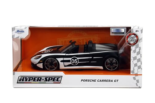 Hyper-Spec 1:24 Porsche Carrera GT 2005 Negro miniatura 2
