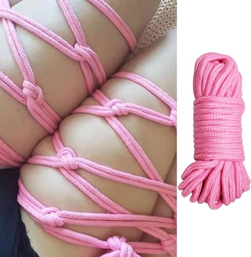 Image of 4 Pack Bondage Rope Restraint Kit 10 M /32 Feet Bondage Soft Rope Sex Rope for Couples Bondage Games BDSM Fetish Bondage Set Cotton Ropes for Women Men Extreme Love