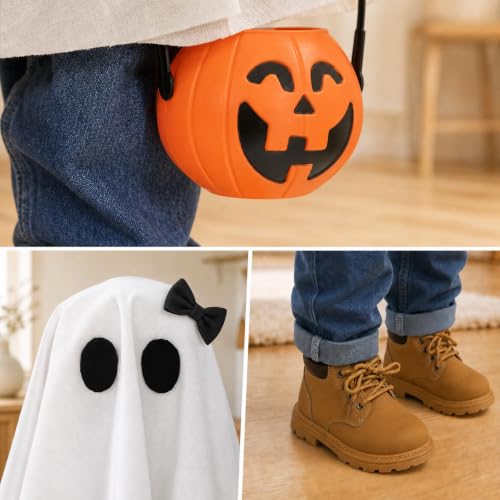 Standing Ghosts with Pumpkin Buckets, 2 Pack - image 2
