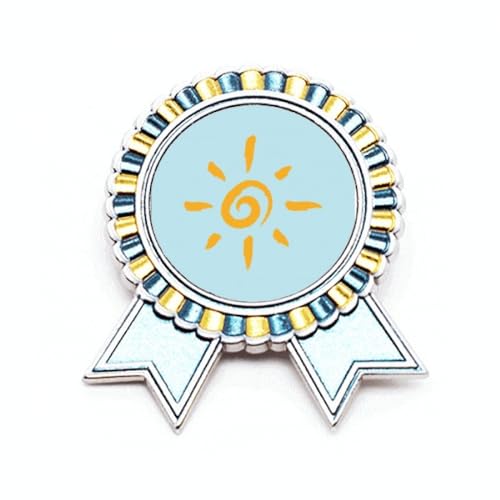 Broche soleil jaune pour porter un brin de poésie fait main