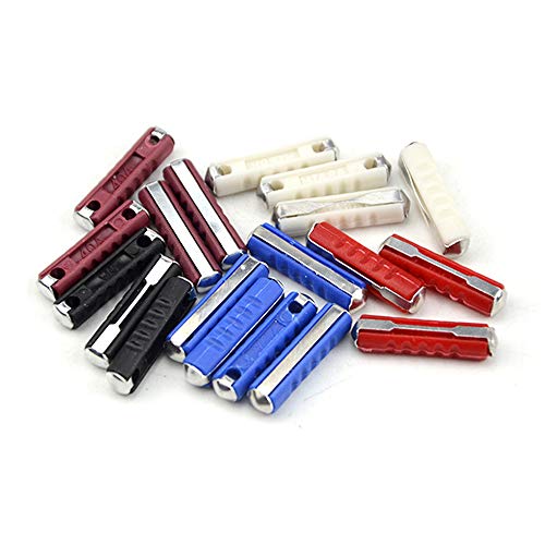 Wmycongcong 200 Pcs Car Fuses European Automotive Fuse 5A 8A 16A 25A 40A For Classic Cars Old Style, Not Ceramic #TOP3