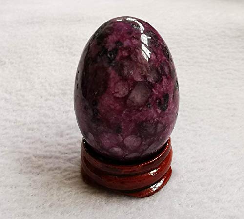 Purple Red Sugilite Sphere Gemstone Crystal Sphere Egg Olive 30X40mm(1.6