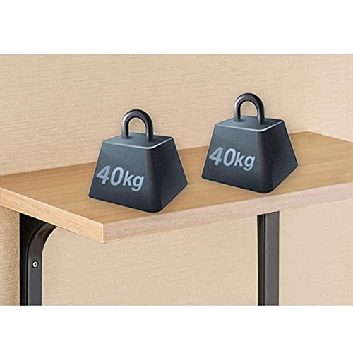 HJW Praktische Opbergrek 10 Stks Zwarte Driehoek Drijvende Plank Beugel Stand, Metalen Muur Mount Opslag Rack Lade voor Woonkamer Slaapkamer Badkamer Keuken 1Huiyang-01020,300 Mm - Image 7