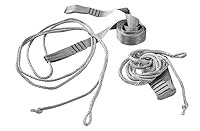 COCOON – Cocoon Hammock Straps Ultralight, Grey/Light Grey
