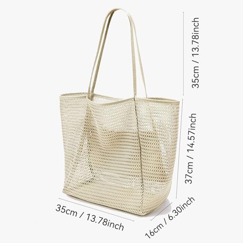 Travel Essentials Beach Tote Bag Waterproof Mesh Beach Bag for Women - Cruise Ship Essentials and Vacation Must-Have2