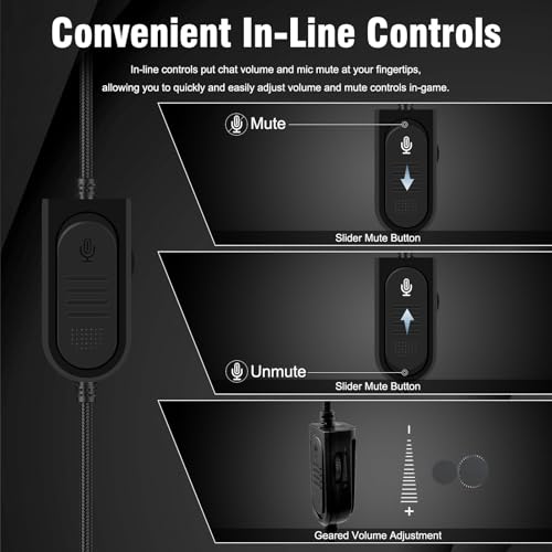 Image of Joso One Ear Headset with Mic, Wired Headset for PS5 /PS4 /Xbox /Switch /PC /iPad /Mac /Tablet with USB C & USB-A Adapter - Chat Headphone, Business, Coach, Gaming, Working, Black | One Ear
