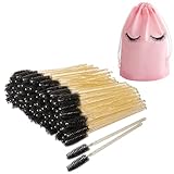 301Pcs Eyelash Mascara Brushes Disposable Lash Spoolies with Case Crystal Mascara Wands Makeup Kits for Eyelash Extensions and Eyebrow Extension Tool