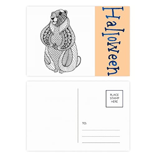 Cartes postales de remerciement avec motif de souris pour vos messages d'anniversaire