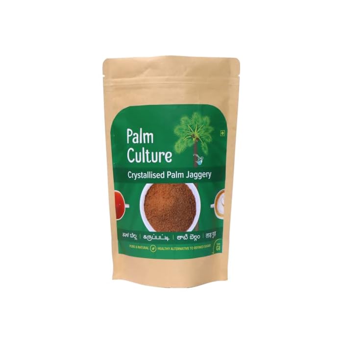 Buy Palm Culture's Crystallised Palm Jaggery 350 grams Low glycemic