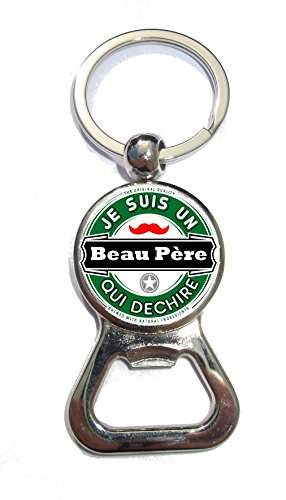 Porte clé décapsuleur Beau père Qui déchire Cover