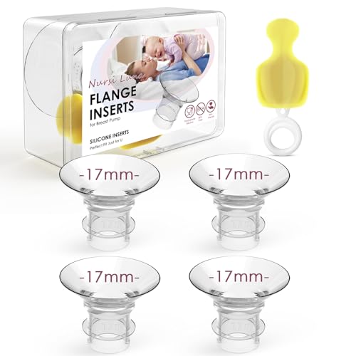 Image of Nursi Luna Flange Sizing Kit, 17mm Flange Inserts for 24mm Breast Pumps