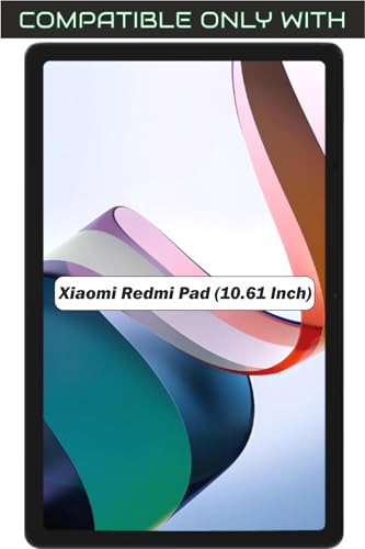Image of Matte Finish Screenguard Compatible With Xiaomi Redmi Pad Tab (10.61 inch Inch Tablet) Eye Friendly Anti Glare Screen Guard Not a Tempered Glass Screen Protector