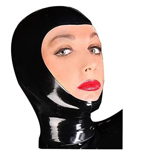 SMGZC Latex Kopf Abdeckun Gummi Kopfmaske Latexhaube Latex maskieren für Cosplaymasken Party Vereinskleidung (M) Cover