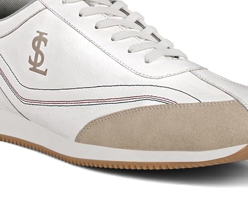 Image of LOUIS STITCH Men's Casual Lightweight Lace-Up Low-Top Sneakers for Men| Cushioned Comfort | Lightweight & Comfortable Casual Lace-Up Shoes | LSP-SNK-AVI-Lace-Ups