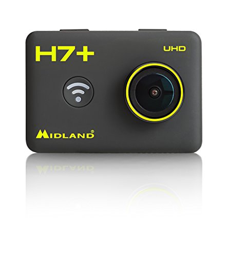 Midland H7 + WiFi Caméra d'action, Ultra HD 4 K