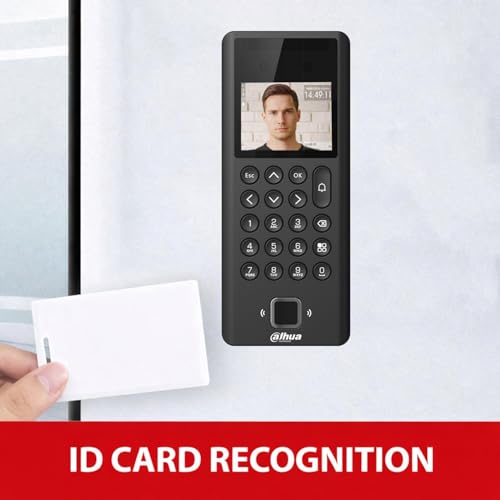 Image of Dahua ASI3204E-W Single Door Face Recognition Access Controller, 2.4 inch Display with 320x240 Resolution, 2-MP Camera Dual-Lens with IR Illumination and DWDR.