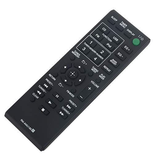 RM-AMU185 VINABTY Replace Infrared Remote Control Fit for Sony MHC-EC619iP MHCEC619iP RMAMU185 Home Theater System - Image 3