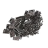 Yardenfun 50pezzi Cerniera Molla Con Chiusura Automatica Inossidabile Compatto e Resistente Per Portagioie e Scatole Con Per Installazione Semplice