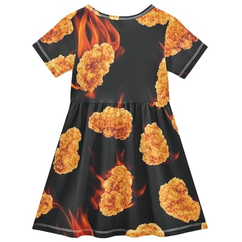 Toddler Dress Girl Clothes Short Sleeve Sundress Girls Casual Dresses2