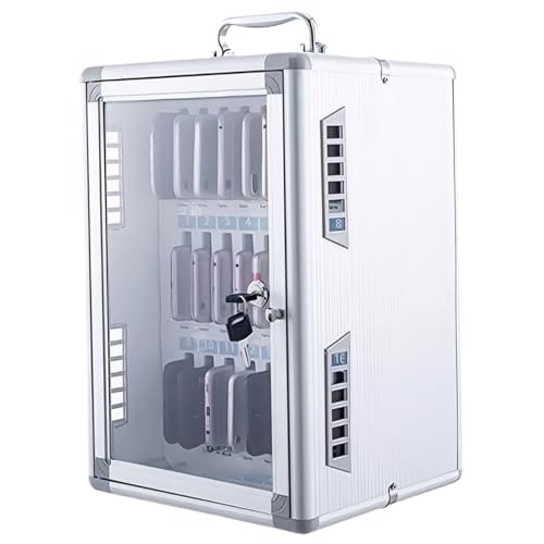 Boîte de verrouillage du téléphone portable 24 slots à poignée intégrée