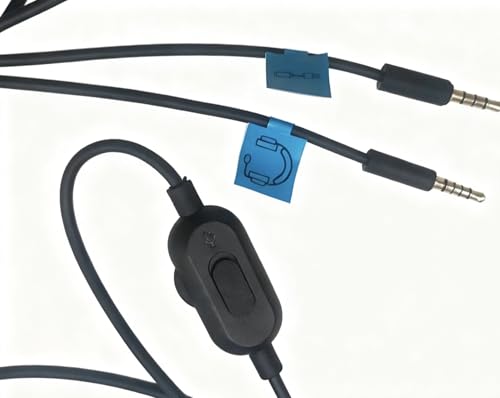 Cable de audio Jack 3.5mm para headset gaming 1.5 m miniatura 1