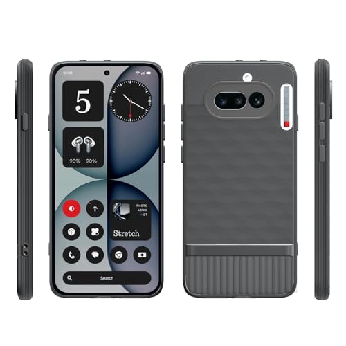 Image of Shockproof Case Compatible with Nothing Phone (4a) 5G | Full Camera Protection | TPU Flexible Back Cover for Nothing Phone (4a) 5G (Graphite Grey)