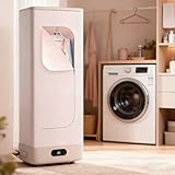 BeoyNot Wäschetrockner Elektrisch Tragbarer, Elektrisch Klein Wärmepumpentrockner, Mit Timer/Auto Abschaltung, Für Geschäftsreisen,Studentenwohnheime, Wohnungen,Hotels,Campingplät