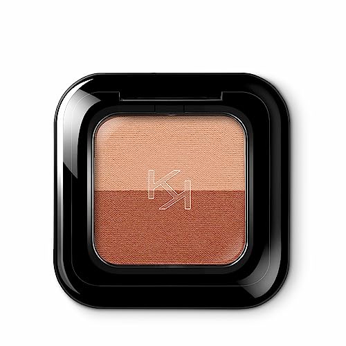 KIKO Milano Bright Duo Eyeshadow 03, Ombretto Duo Dal Rilascio Colore Ricco Ed Intenso