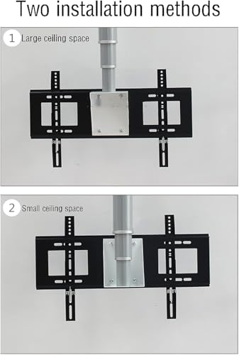 Support TV électrique de plafond réglable à distance course 40 cm