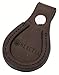 BERETTA soporte de volata en 100% Cuero de Vaca Marrón Oscuro, Made in Italy, Fácil de Colocar en los Cordones de los Zapatos Gracias al Botón a Presión, Tamaño 6.0 x 10.0 cm