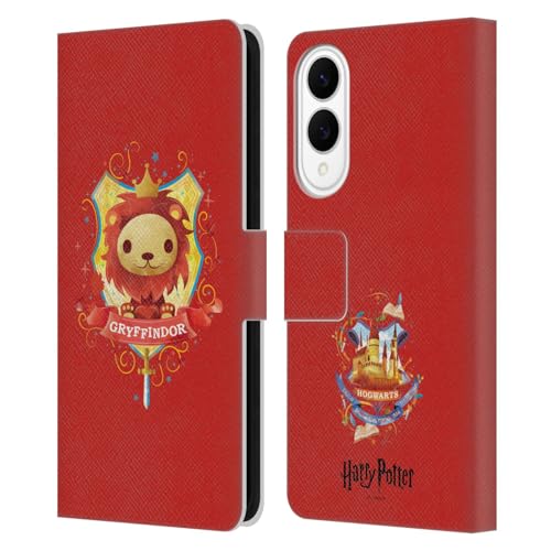 Étui portefeuille Harry Potter Gryffindor pour Samsung S25 Edge avec support et porte-cartes