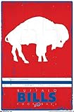 Trends International Buffalo Bills-Retro Logo Premium Wall Poster, 22.375' x 34'