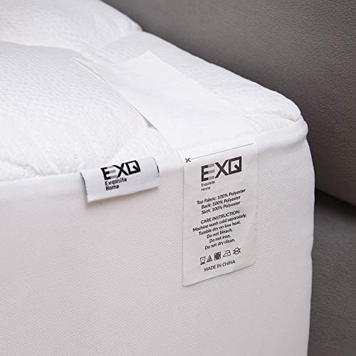 Exq Home Mattress Pad Twin Xl Twin Extra Long Size Quilted Mattress Protector Fitted Sheet Cooling Mattress Cover For Bed Stretch Up To 18”Deep Pocket (Breathable) #TOP5