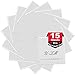 White Heat Transfer Vinyl Bundle | 12" x 12"Sheets - 15 Pack | HTV Iron On Vinyl for Cricut and Silhouette Cameo (U-ZM)