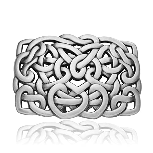 Bboten Keltic Knot Western Belt Buckles, Celtic Belt Buckle Heart Silver Belt Buckles For Women Girls Small Size #TOP20