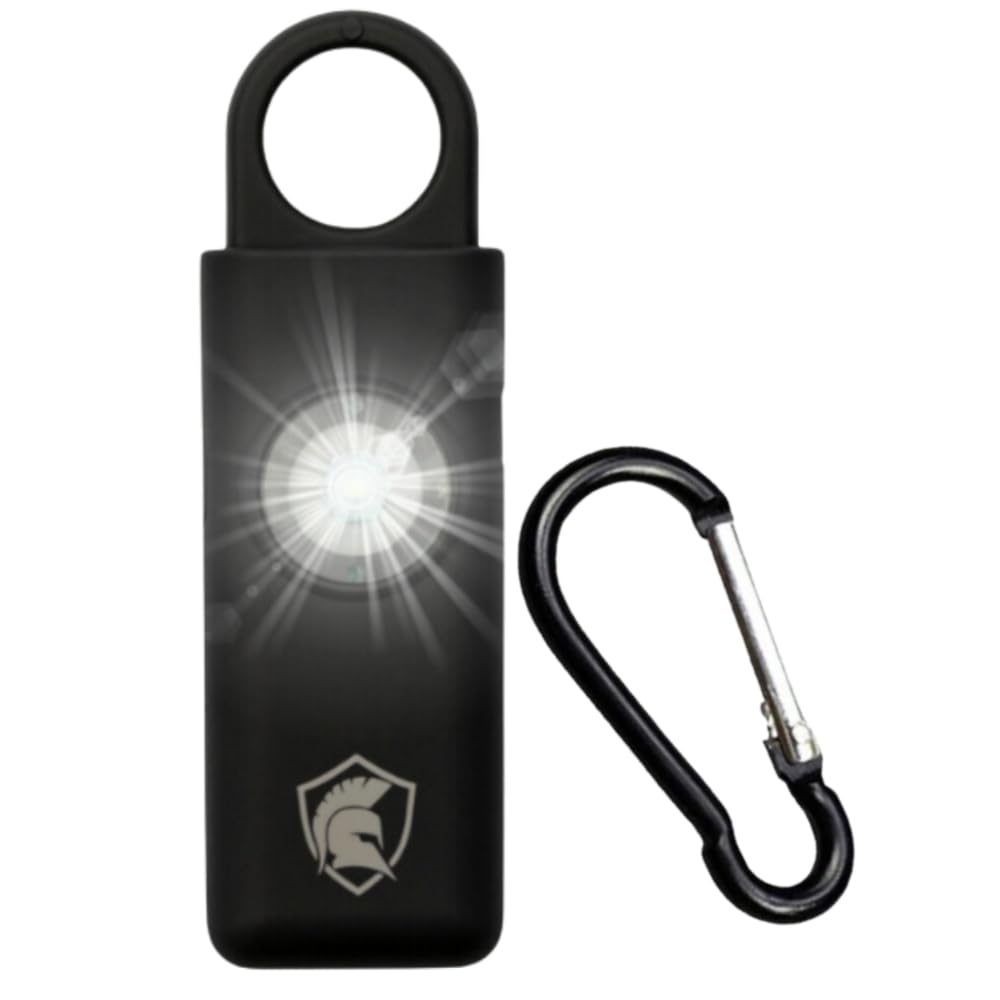 The Original Self Defense Siren Personal Safety Alarm for Women, Men, Kids, Elderly - SOS LED Strobe Light - Air Travel/TSA Friendly - Emergency Safe Key Chain Device, Pocket Size - 1 Unit