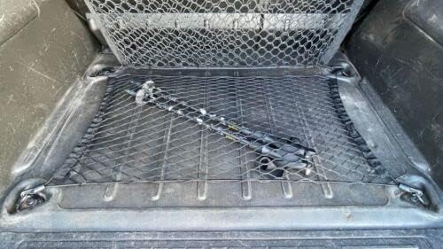 Miniatura 4 de (Cantidad.2) Red de carga organizadora de maletero trasero para Hummer H3 2006-2010  Redes de carga estilo piso + sobre para SUV Truck