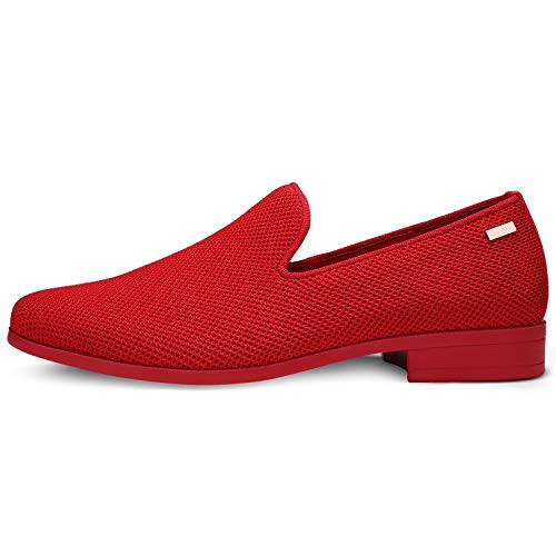 Image of ALLY UNION MAKE FORCE Mens Loafers Dress Slip on Party Wedding Penny Smoking Shoes
