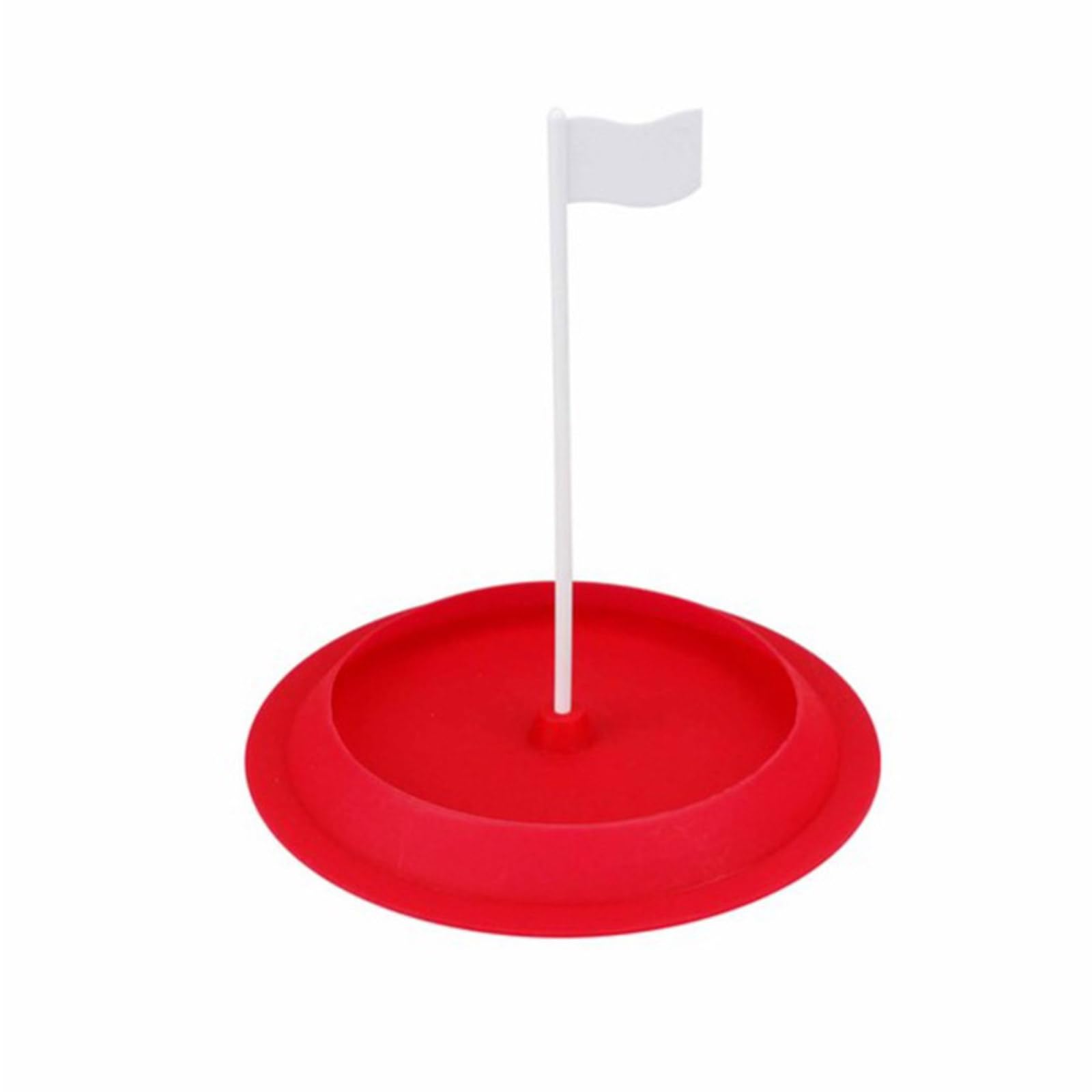 HUANGTNG Golfs Putting Hole Cup Golfs Putting Practice Tool Hole with Flags Rubber Soft Golfs Practice Putting Cup
