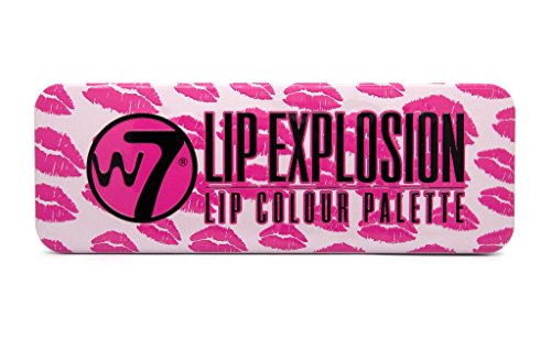 W7 Lip Explosion Lip Palette - Colour Palette