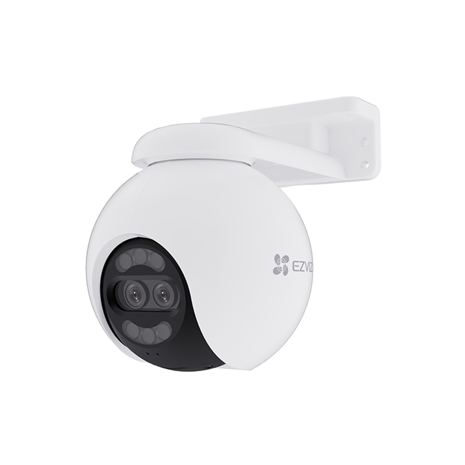 EZVIZ 4K Dual-Lens Kamera Überwachung aussen, PTZ WLAN Kamera mit 30m Farbnachtsicht, KI Personen-/Fahrzeugerkennung, Auto-Tracking und aktive Verteidigung, H80x