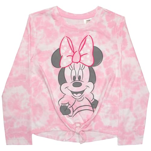 Image of Disney Princess and Minnie Mouse Long Sleeve Tees 3 Pack, Long Sleeve T-Shirt 3-Pack Bundle Set for Girls