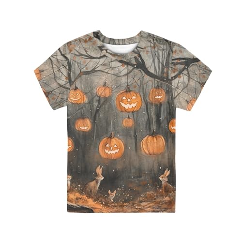 Kids T-Shirt Youth Boys Girls Short Sleeve Casual Crewneck Summer Lightweight Soft Comfortable Tee Top 2-16 Years