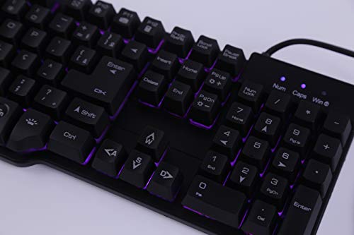 Teclado Destroyer Multimídia Sensação Tátil LED TC299 Oex