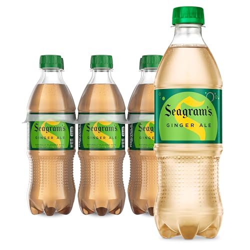 Seagrams Ginger Soda Soft Drinks, 16.9 fl oz, 6 Pack