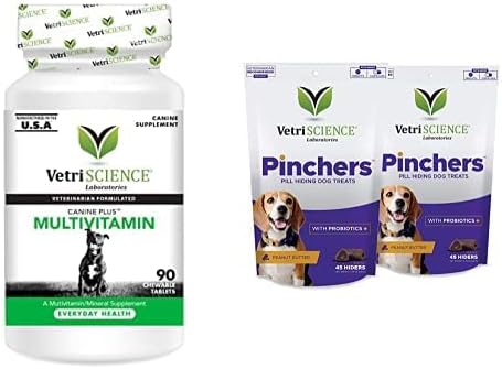 VetriScience Canine Plus Multivitamin and Pinchers Pill Hiding Treats