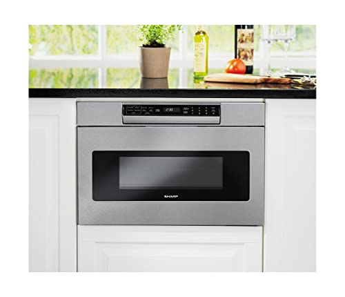 Sharp SMD2470AS Microwave Drawer Oven, 24-Inch 1.2 Cu. Feet, Stainless Steel