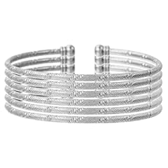 5pc Round cuff - Silver