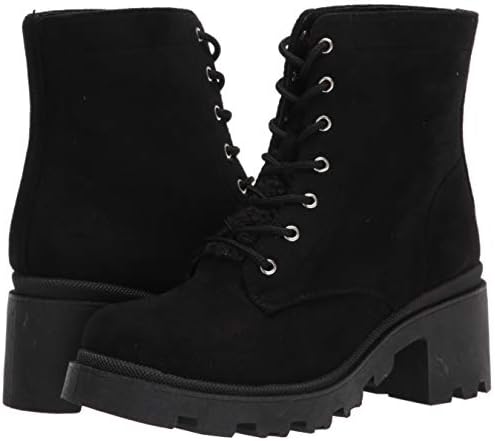YOKI-CONNOR-32 Women's Lace Up High Top Military Combat Boot, Black, 8 M US | Image 6
